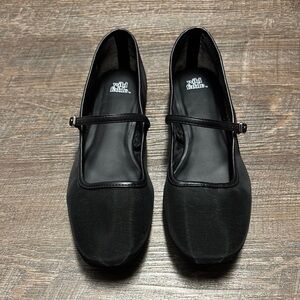 Black Mary Jane Flats size 6.5
